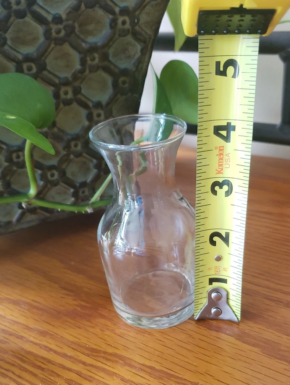 Elegant Clear Glass Vases- Set Of 3